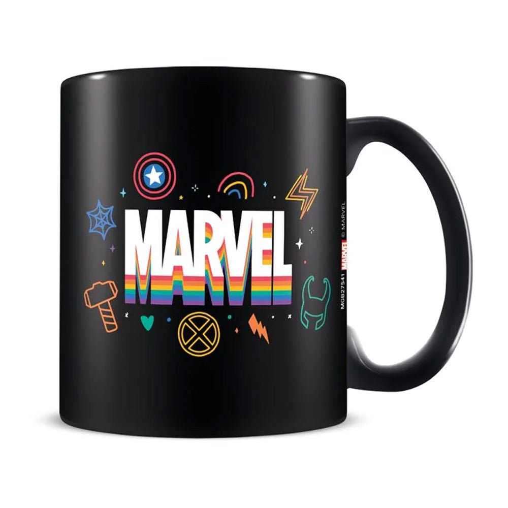 MARVEL COMICS マーベル・コミック - Rainbow Logo / マグカップ - PGS